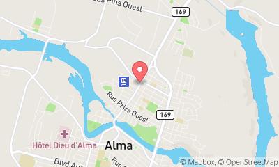 map, Duchesne Auto Ltée