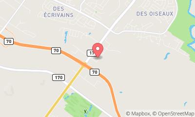 map, Roulottes A.S. Lévesque Saguenay