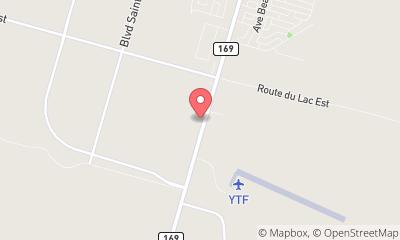 map, Center Du Sport Lac-St-Jean