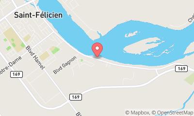 map, Jean Dumas Ford St-Félicien