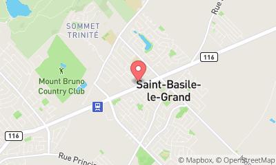 map, St-Basile Chrysler