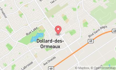 map, Cadillac West Island