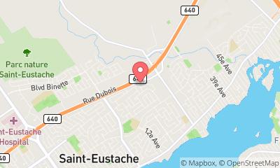 map, Langevin Automobiles inc
