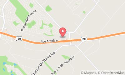 map, Duval Mazda Boucherville