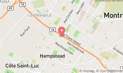 map, Gravel Decarie Chevrolet Buick Cadillac GMC LTD.