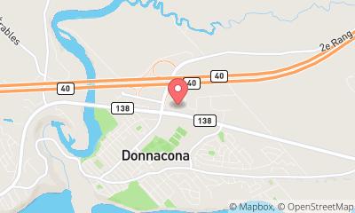 map, Germain Nissan Donnacona