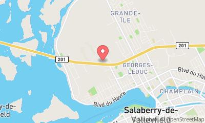 map, Duclos Valleyfield Chrysler Dodge Jeep RAM INC.