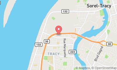 map, Ford Sorel Tracy