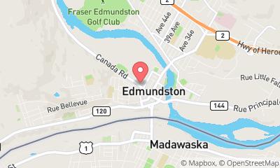 map, Edmundston Auto Toyota Ltee