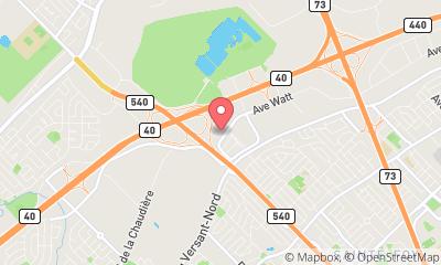 map, Desjardins Ford Service