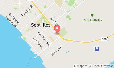 map, Sept-Îles Mazda