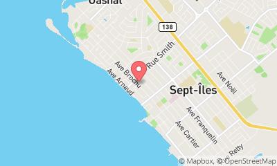 map, Olivier Ford Sept-Îles