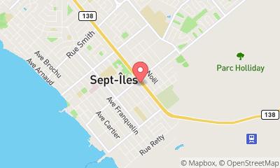 map, Sept-Iles Kia
