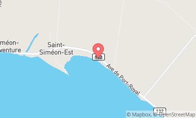 map, Hyundai Gaspésie Auto