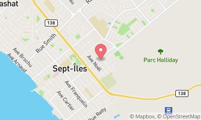 map, RONA Bois de construction Sept-Iles Cartier