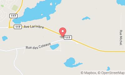 map, Kenny U-Pull Rouyn-Noranda