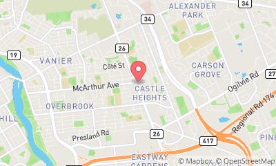 map, Hertz Car Sales Ottawa