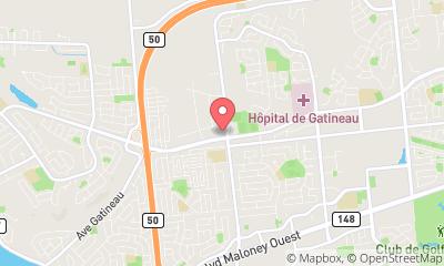 map, Dormani Nissan Gatineau