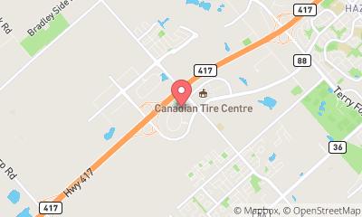 map, Myers Kanata Nissan