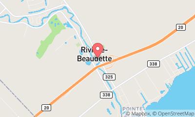 map, Beaumont Autos inc.