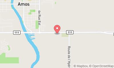 map, Centre de Camping d'Amos