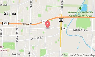 map, Progressive Auto Sales Sarnia Inc