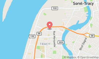 map, Sorel-Tracy Mitsubishi