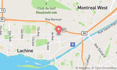 map, Bumper to Bumper Lachine