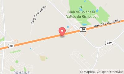 map, Sport Collette Rive-Sud Inc