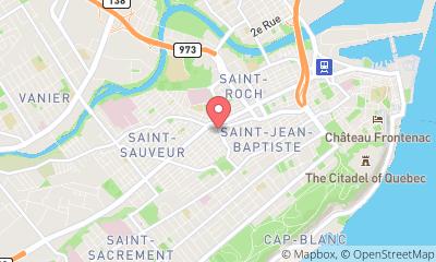 map, Garage Fleury & Frere Enr
