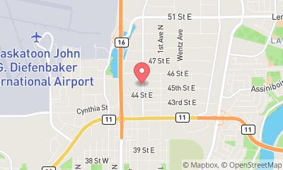 map, Walker's Auto & Body Supplies Ltd