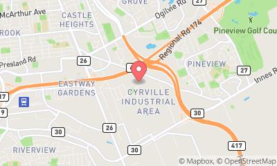 map, Pro-Canada Towing & recovery Inc