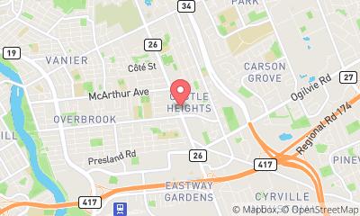 map, Speedy Auto Service Ottawa East