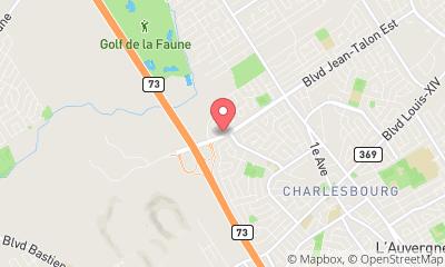 map, NAPA Pièces d'auto - NAPA Charlesbourg