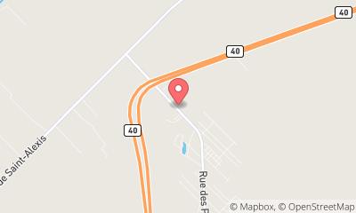 map, Les Pneus Yves Theriault