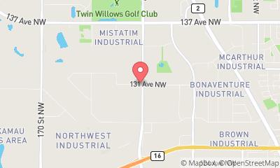 map, Thrifty Car Rental