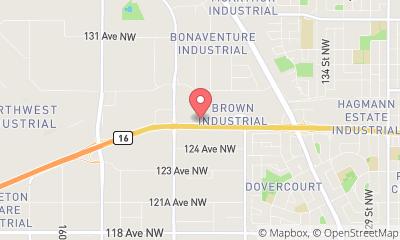 map, Calmont Leasing Edmonton