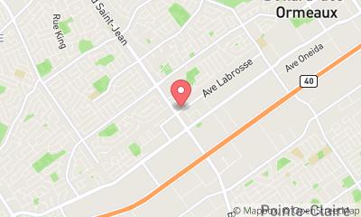 map, NAPA Pièces d'auto - NAPA Pointe-Claire