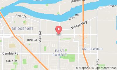 map, Mobil 1 Lube Express + Tires Richmond