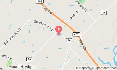 map, Southwestern Truck Service Limited