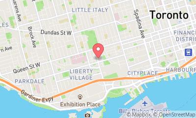 map, Spadina Auto Inc.