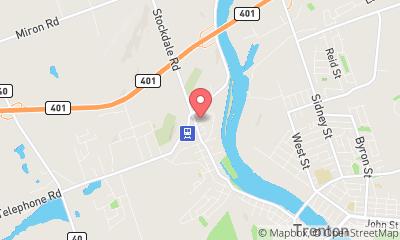 map, Quinte West Tirecraft Trenton