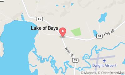 map, Haliburton Sled Rentals