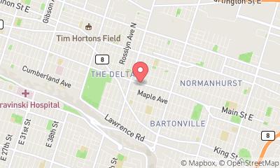 map, Hamilton Motorcycle Repair