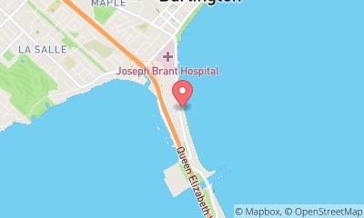 map, Burlington Beach Rentals