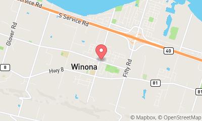 map, A N W Auto Service