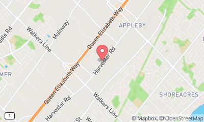 map, Metro Truck Hino (Burlington)