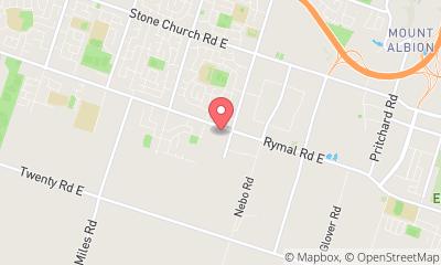 map, Barton Auto Parts – Hamilton Mountain