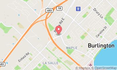 map, Accurate Tirecraft Burlington