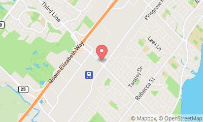 map, A Action Towing and Recovery